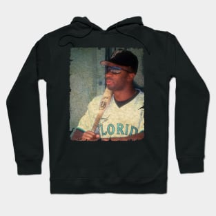 Devon White in Miami Marlins Hoodie